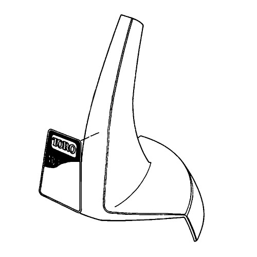 TORO - 73-5140 - LH HOUSING - 101 - Original Part - Image 1