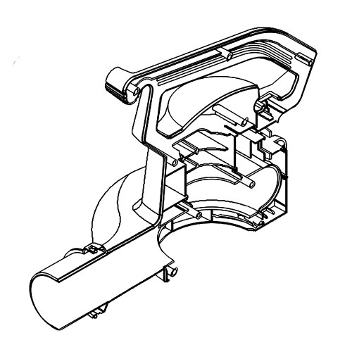 TORO - 93-0562 - HOUSING RH (RED) - Original Part - Image 1