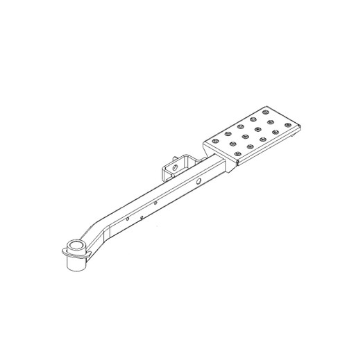 108-5747 - RIGHT HAND CASTER ARM ASSEMBLY - TORO Genuine OEM Part - NO LONGER AVAILABLE