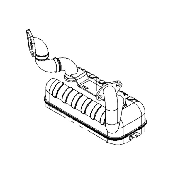 TORO - 115-2558 - MUFFLER-HONDA TWIN - Original Part - Image 1