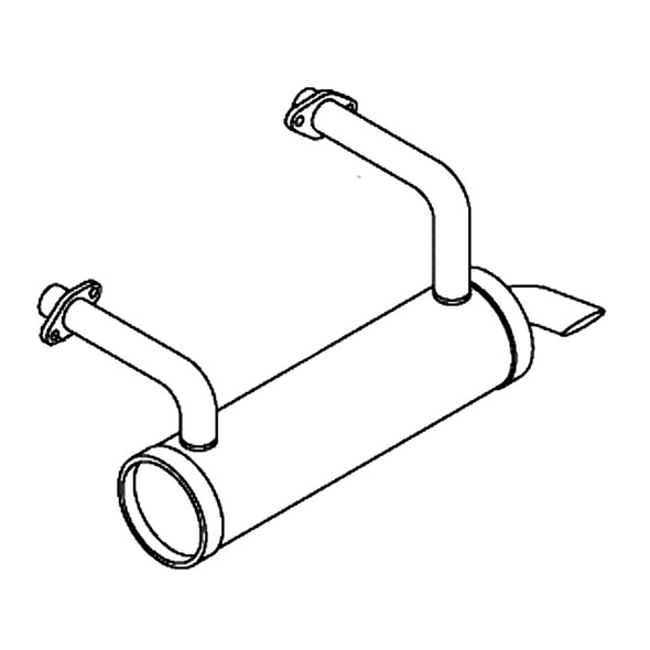 TORO - 116030 - EXHAUST-MUFFLER - Original Part - Image 1