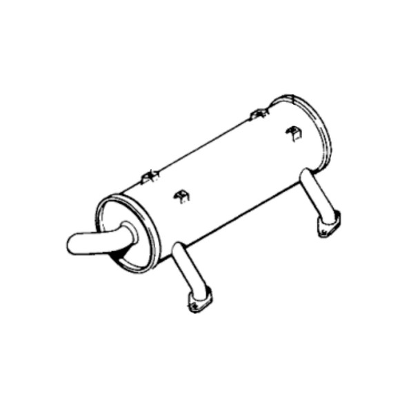 TORO - 116471 - MUFFLER-EXHAUST - Original Part - Image 1