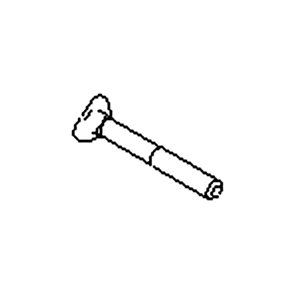 TORO - 125-8408 - SCREW-HANDLE - Original Part - Image 1