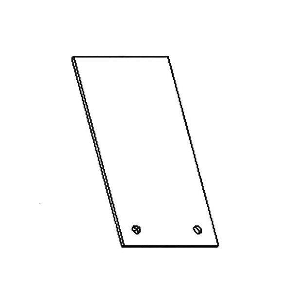 TORO 1008006 FLAPRUBBER Original Part Toro Mower Parts