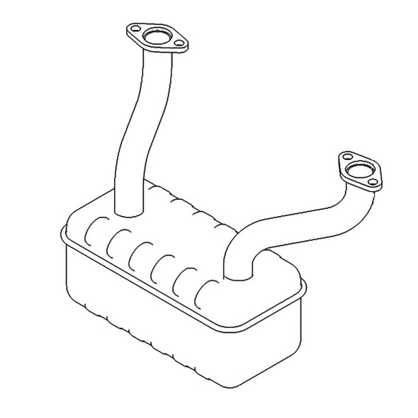 TORO - 139-5868 - MUFFLER - Original Part - Image 1