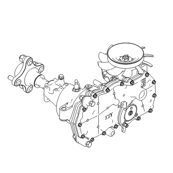 TORO - 139-7471 - RH HYDRO TRANSAXLE ASM - Original Part - Image 1