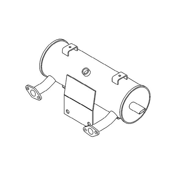 TORO - 105-1678 - MUFFLER KIT (W/ ARRESTER) - Original Part - Image 1