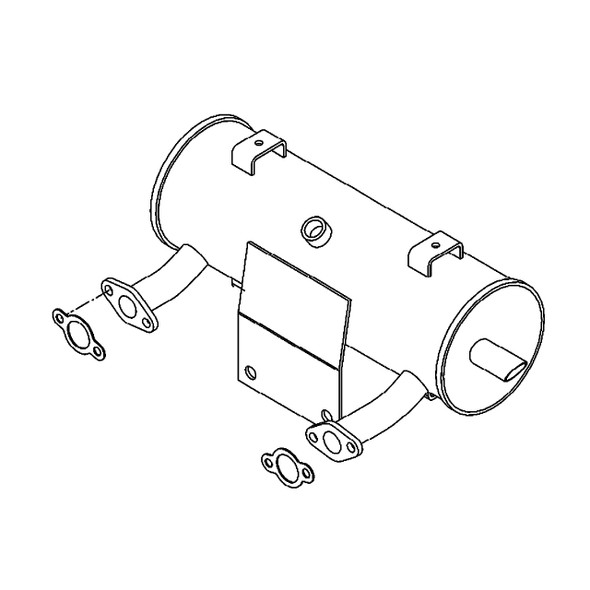 TORO - 105-3633 - KIT - MUFFLER W/ ARRESTER - Original Part - Image 1