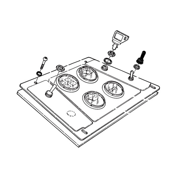 TORO - 93-7835 - PANEL-CONTROL - Original Part - Image 1