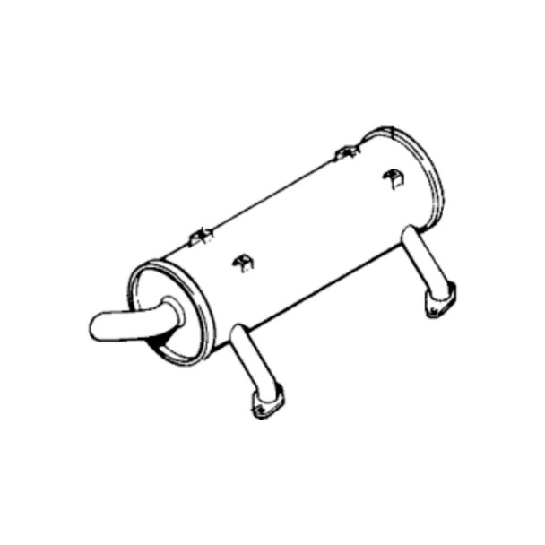 TORO - 116471 - MUFFLER-EXHAUST - Original Part - Image 1