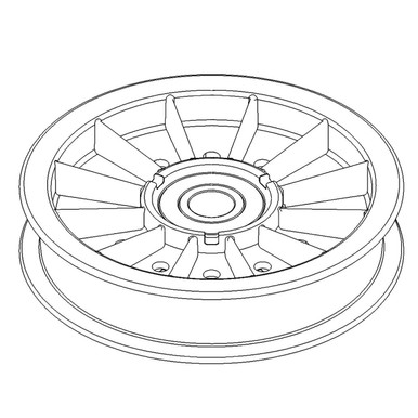Polea De Tensión Original Toro 109-8076 - Para Cortacéspedes Z Master Y Zero Turn, Repuesto OEM