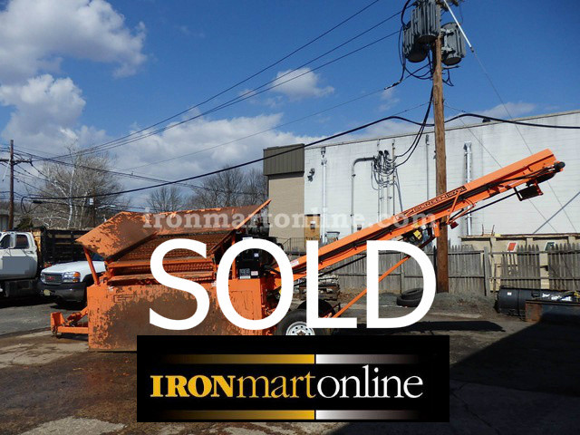 EZ Screen 1200XL Soil Screener with Conveyor and shaker box