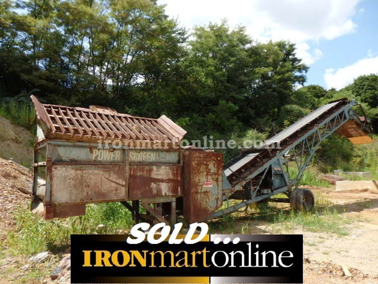 Powerscreen Mark III Top Soil Screener used for sale