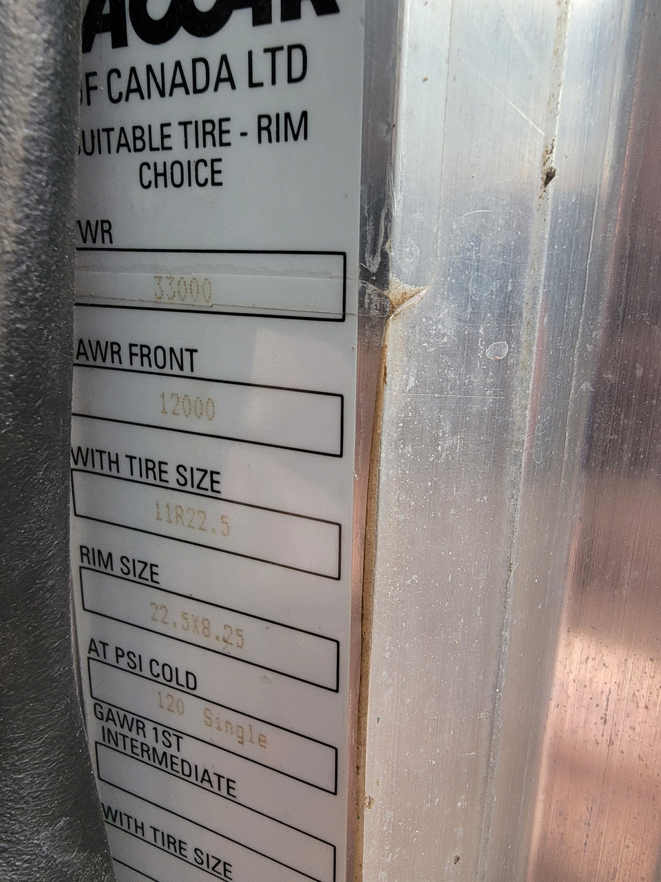 PETERBILT 337 54" PALFINGER HOOKLIFT