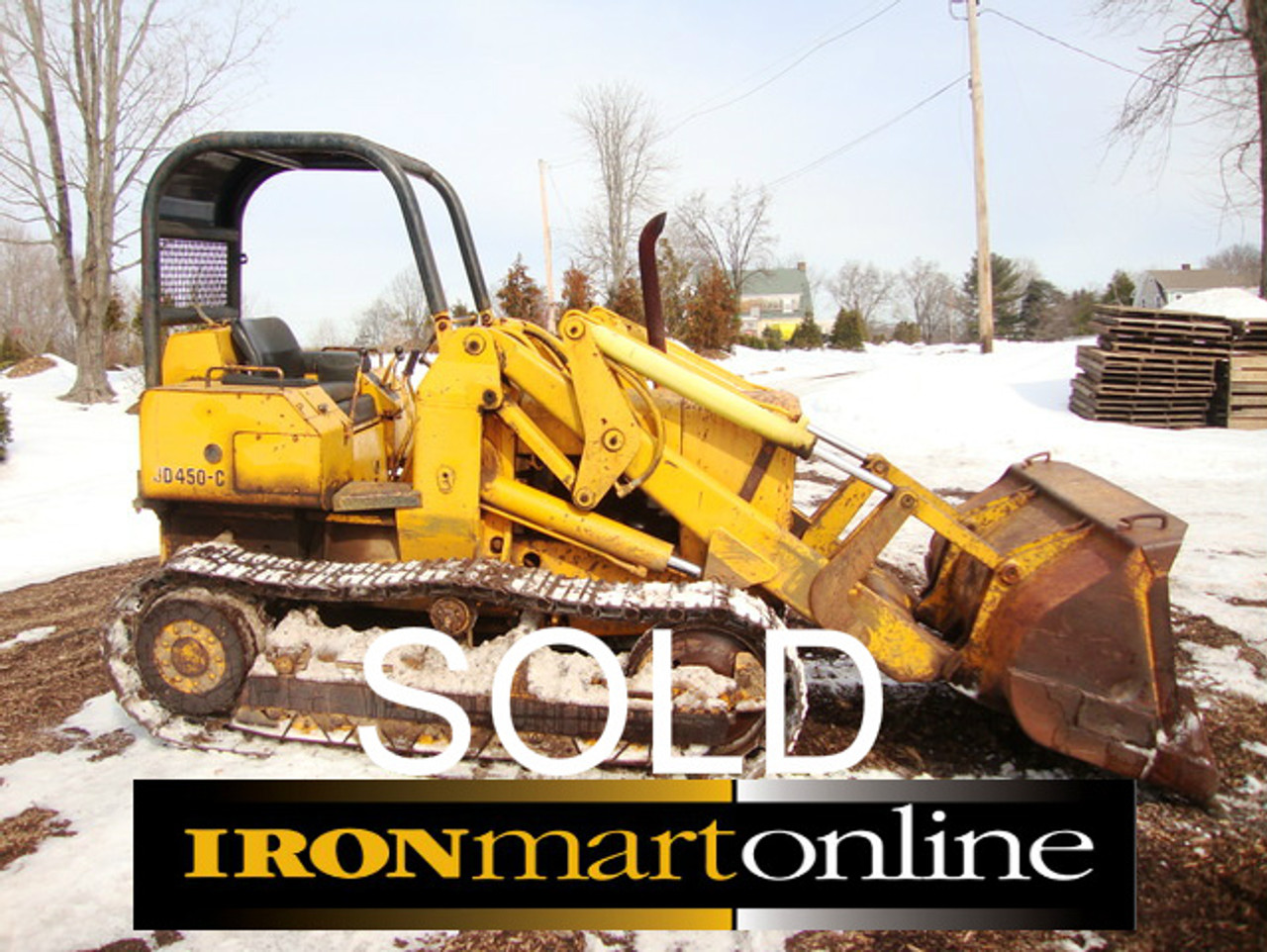 used for sale 450C John Deere Track Loader