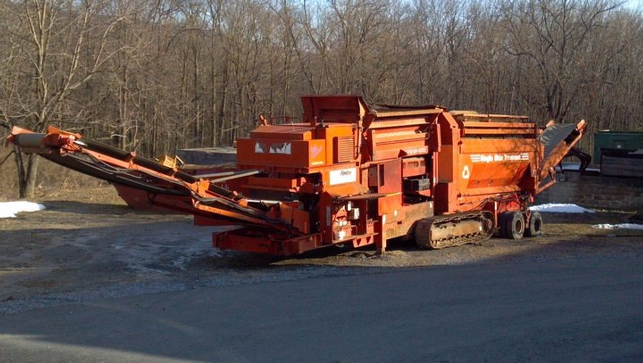 Track Mounted Trommel Soil Screener used for sale