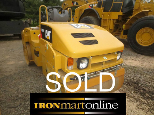 2012 CAT CB34 Dual Drum Vibratory Roller used for sale