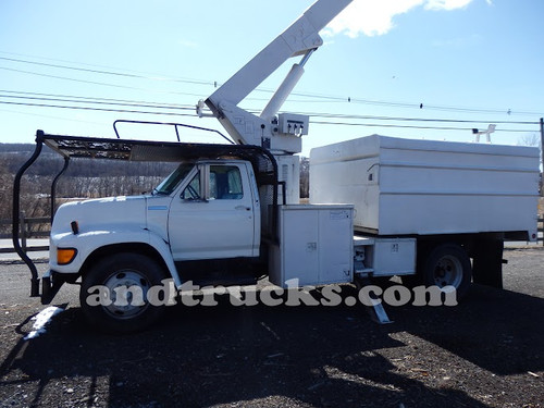Used 1998 Ford F Series Forestry Bucket Truck for Sale