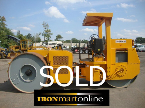 Ingram smooth 3 drum road roller 10 - 15 Ton 1999