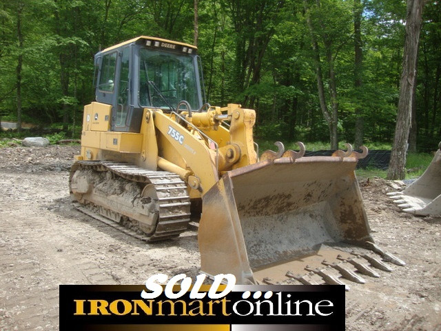 Deere 755C Series II Track Loader, in very good condition.