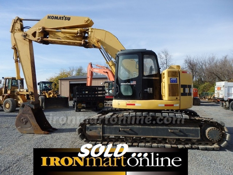 Komatsu Excavator PC228UU zero swing knuckle boom