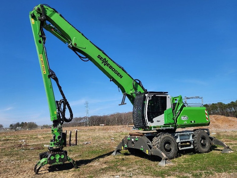 2023 Sennebogen 728M Wheel Processor Harvester 75ft Grapple Saw