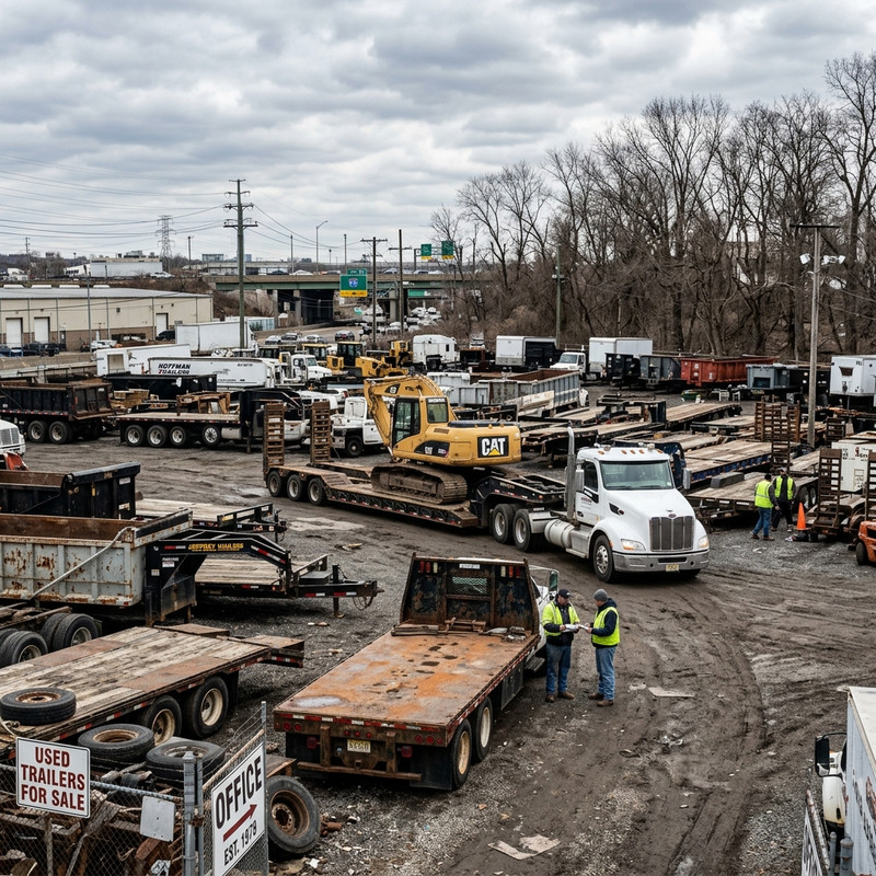 Used Heavy Equipment Trailers for Sale in NJ