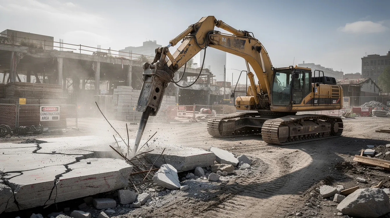Complete Guide to Hydraulic Breakers for Excavators