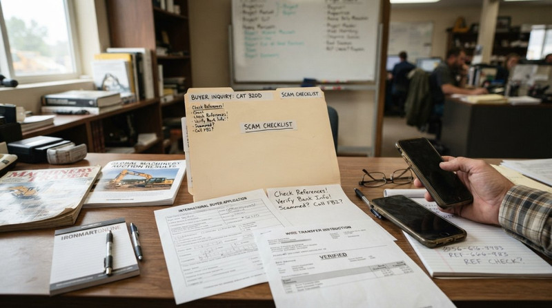 How to Verify Heavy Equipment Buyers: A 2026 Guide