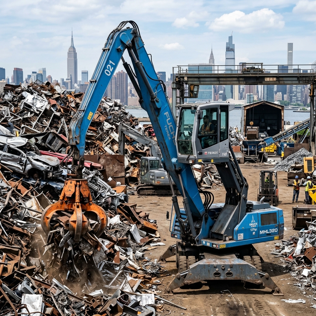 FUCHS MLH320 T4F Scrap Handler For Sale — 7,153 Hrs