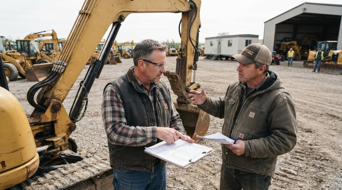 How to Negotiate Price for Used Excavators