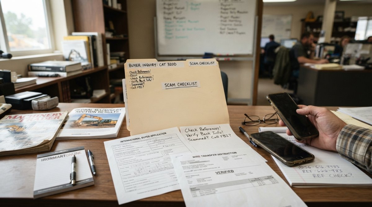 How to Verify Heavy Equipment Buyers: A 2026 Guide