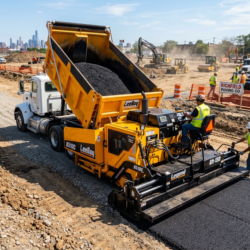 LeeBoy 8510 Asphalt Paver: 1,872 Hours, One Owner, Ready to Work