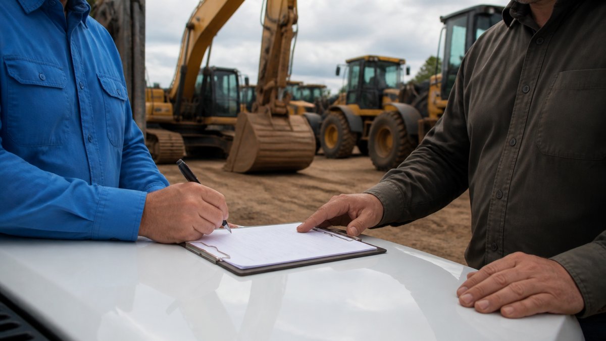 Private Party Heavy Equipment Sale Contract: A 2026 Guide