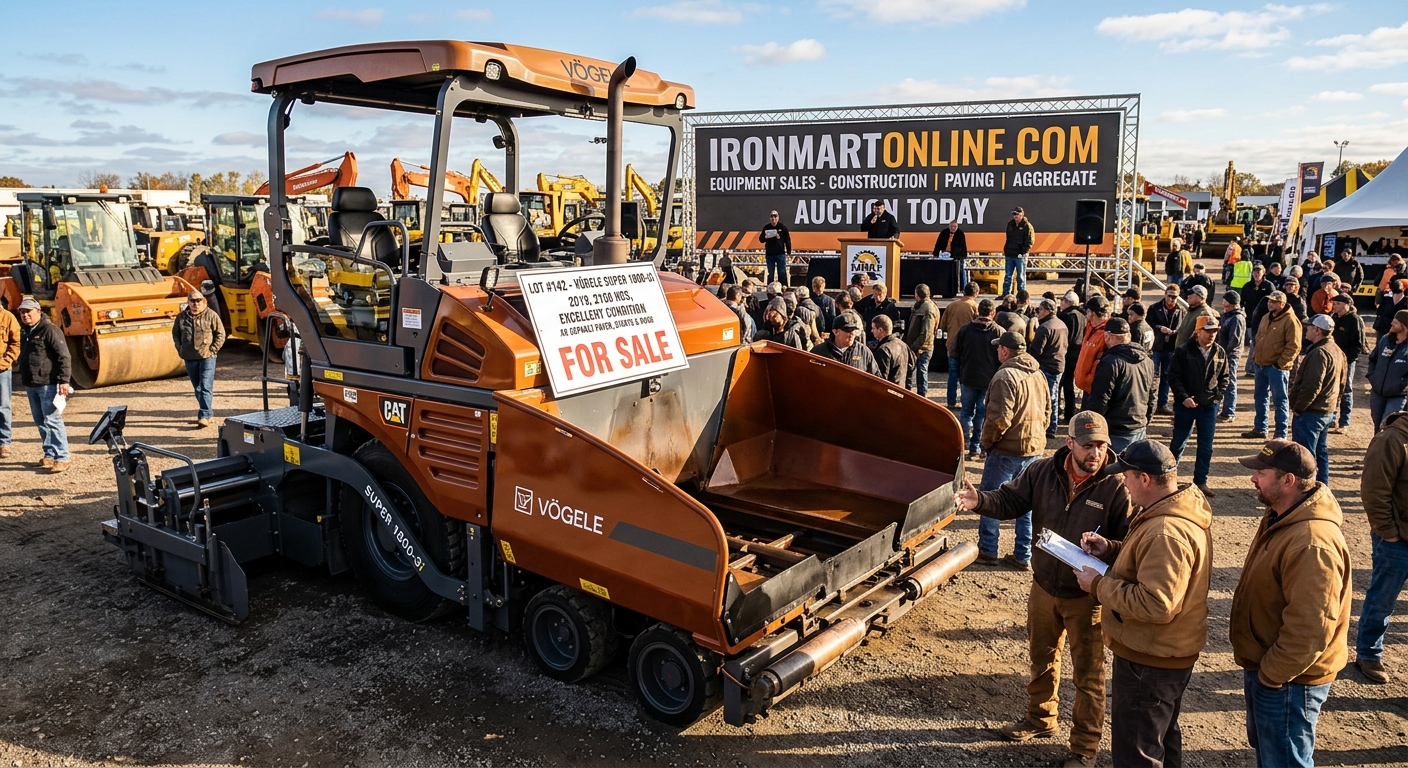 How to Sell Asphalt Paving Equipment for Top Dollar