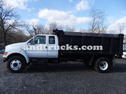 Single Axle F-750 Landscaping Dump truck.