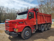 Scania 112 Tri Axle Dump Truck Fleet Maintained Super Strong Truck