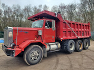 1987 Tri Axle DK64 Autocar Dump Truck 17' Steel Body