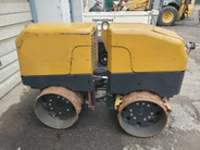 Wacker RT80 - Walk Behind Trench Compactor Roller w/Extra Set of 10'' Drums Excellent Working Condition