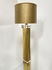 High Style Modern Lucite Acrylic and Brass Floor Lamp, Circa 1970