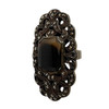 Ornate Sterling Silver and Marcasite Ring