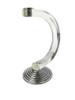 Charles Hollis Jones Lucite & Chrome Candlestick Holder