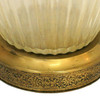 Large Hand Blown Murano Glass Table Lamp in Barovier Style