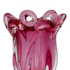 MCM Czech Cranberry Art Glass Vase by Josef Hospodka for Chribska Glassworks
