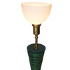 Mid-Century Ceramic Geometric Spiral Cone Table Lamp by Rembrandt, Pair