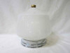 Art Deco Bell Shape Ceiling Glass Globe Pendant with Geo Pattern