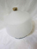 Art Deco Bell Shape Ceiling Glass Globe Pendant with Geo Pattern