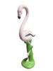 Restored Vintage Life Size Pink Flamingo Statues - Full Size Pair