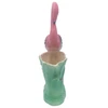 Mid-century "Lovers" Pink Flamingo Ceramic Tabletop Vase Set By Leftons