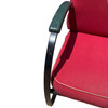 Art Deco Green & Black Springer Rocking Chair by Wolfgang Hoffmann for Howell